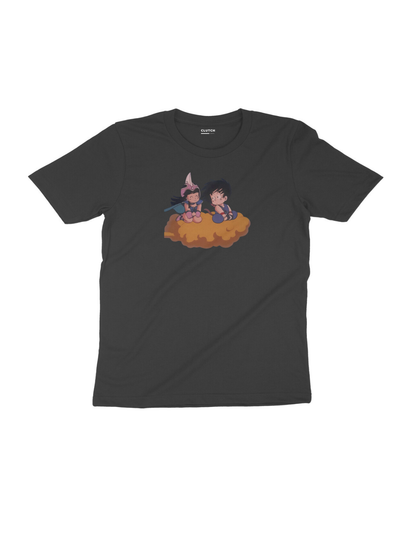 Goku and Chi Chi - Half Sleeve T-Shirt