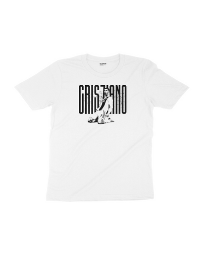 Cristiano Ronaldo Knee Slide - Half Sleeve T-Shirt