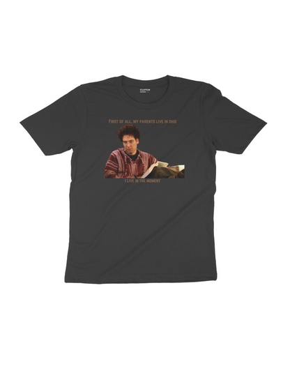 Ted Mosby lives in the moment - Half Sleeve T-Shirt