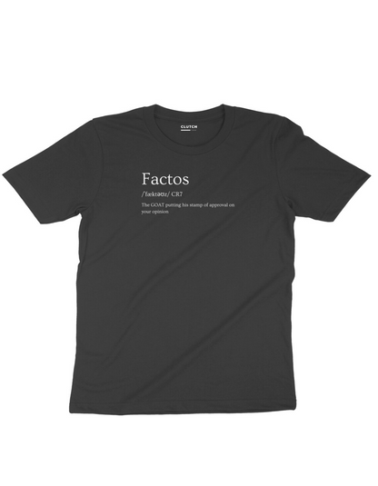 FACTOS| Cristiano Ronaldo Half Sleeve T-Shirt