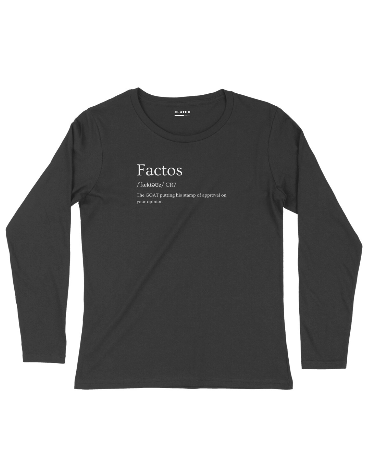 Cristiano Ronaldo| FACTOS Full Sleeve T-Shirt